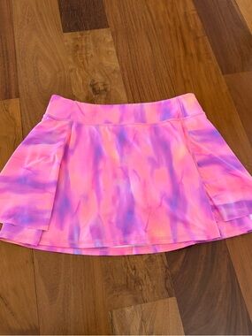 Pink and Purple Tie-Dye tennis golf Skirt